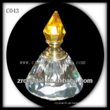 Schöne Kristallparfümflasche C043